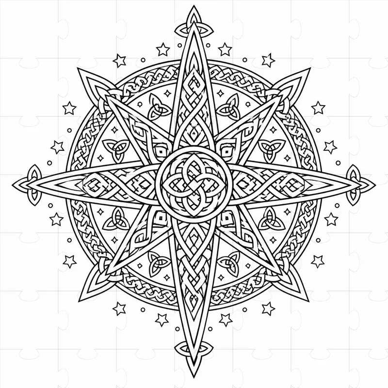 Celtic Christmas Colorings