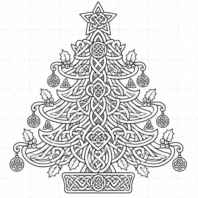 Celtic Christmas Colorings