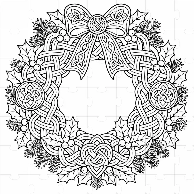 Celtic Christmas Colorings