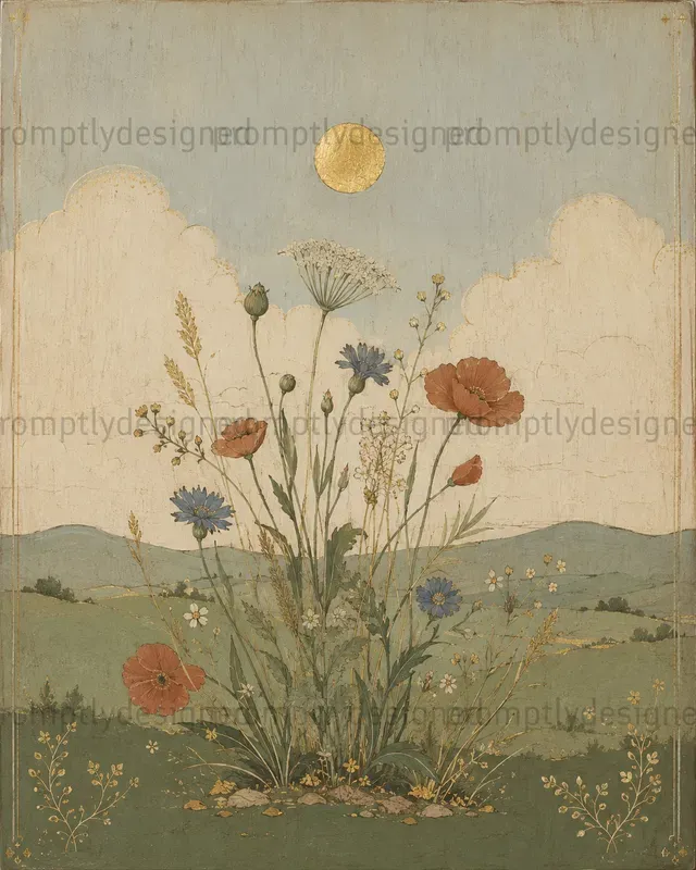 Modern Tempera Inspired Artworks