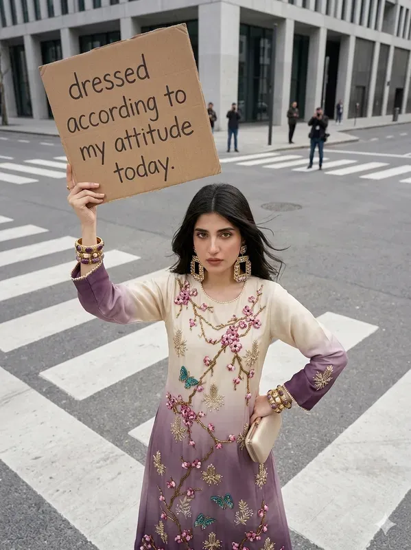 Fashion Protest Sign Streets
