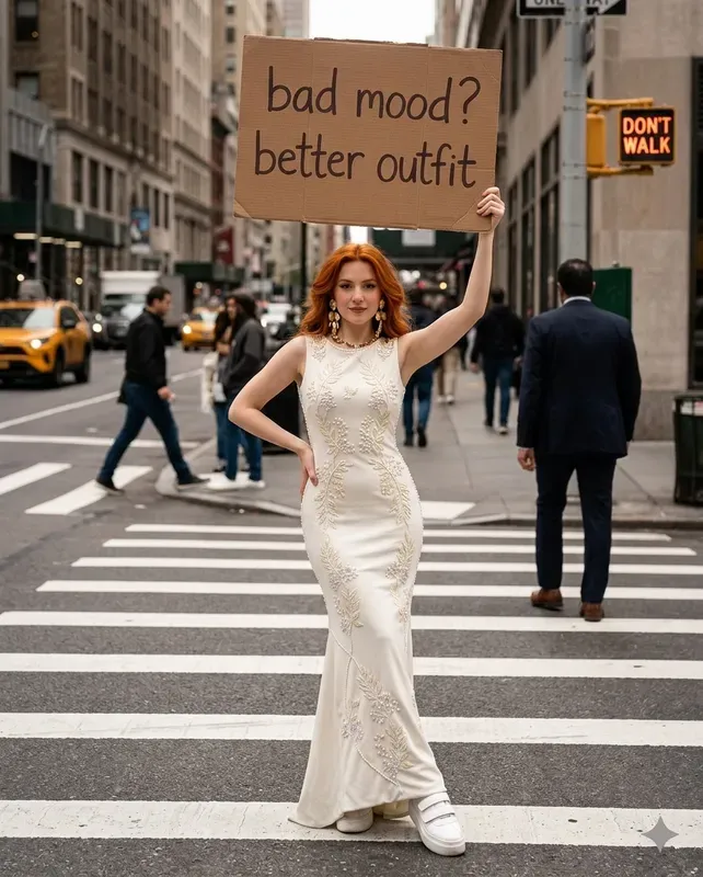 Fashion Protest Sign Streets
