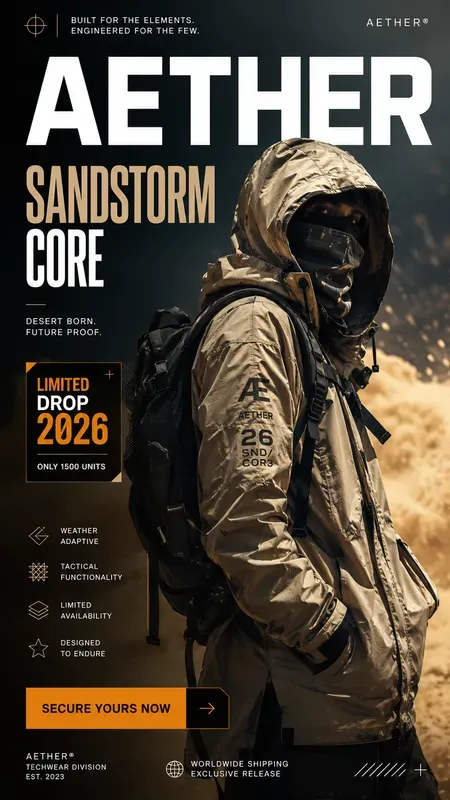 Elite Streetwear Swiss Grid Mobile Ads