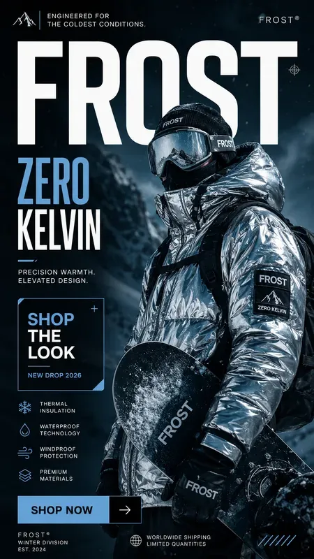 Elite Streetwear Swiss Grid Mobile Ads