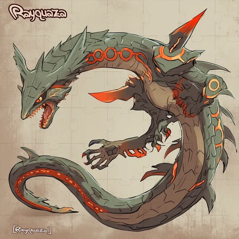 Monster Hunter Fusion Pokemon Drawings