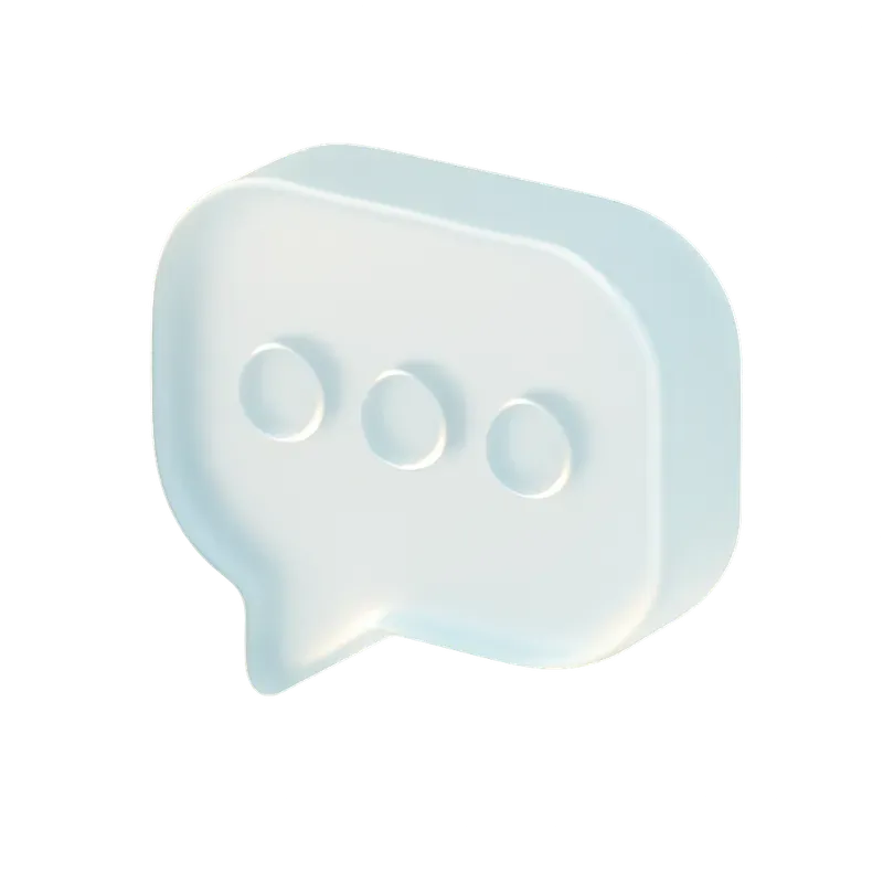 3D Frosted Glass Icons