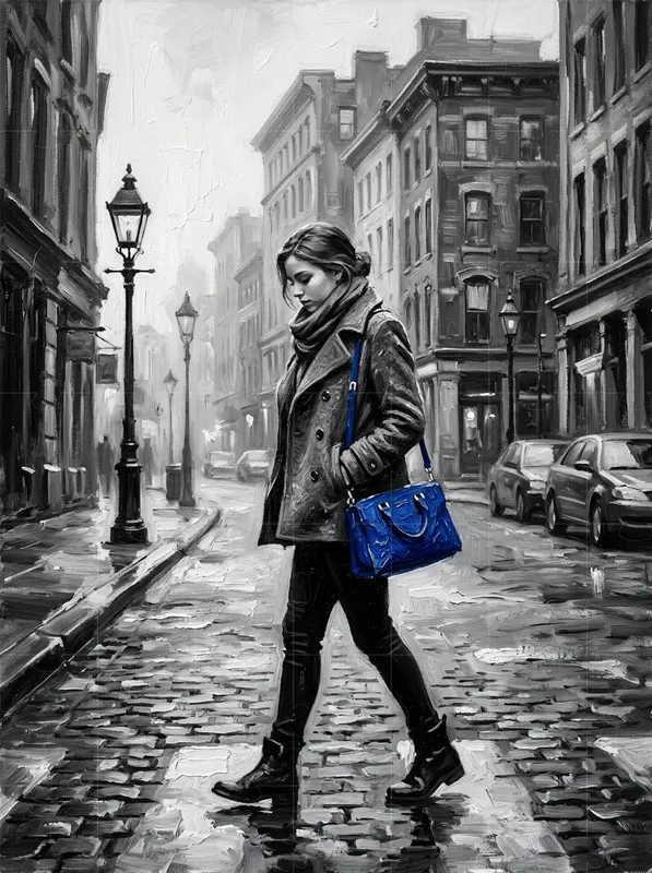 Monochrome Blue Accents