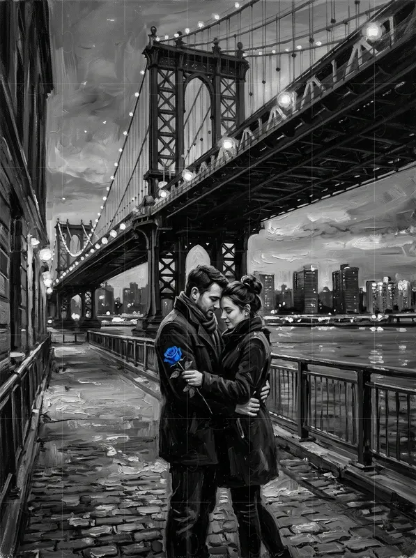 Monochrome Blue Accents