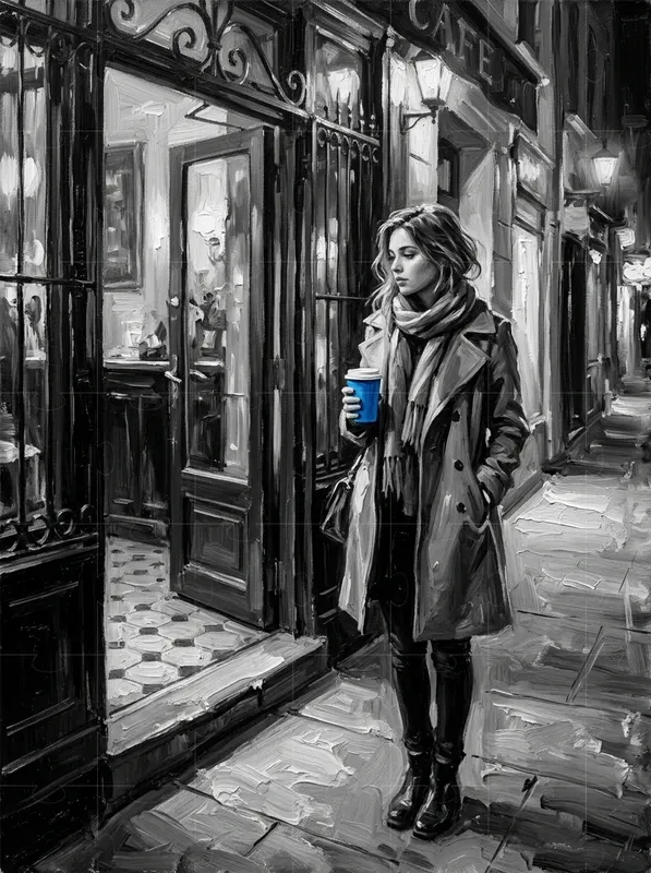 Monochrome Blue Accents