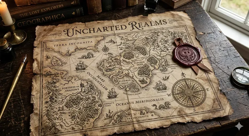 Antique Map Fragments
