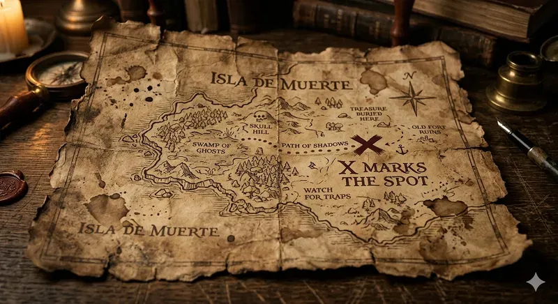 Antique Map Fragments