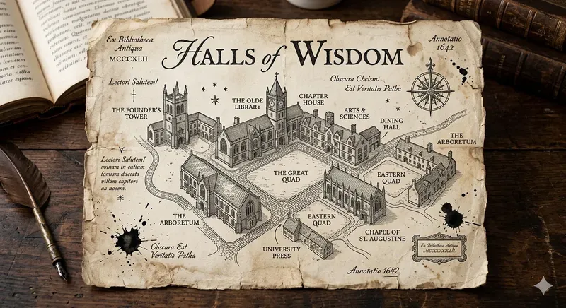 Antique Map Fragments