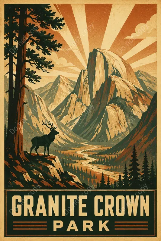 Vintage National Park Posters