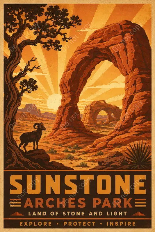 Vintage National Park Posters