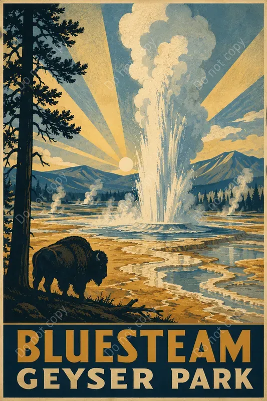 Vintage National Park Posters