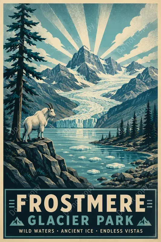 Vintage National Park Posters