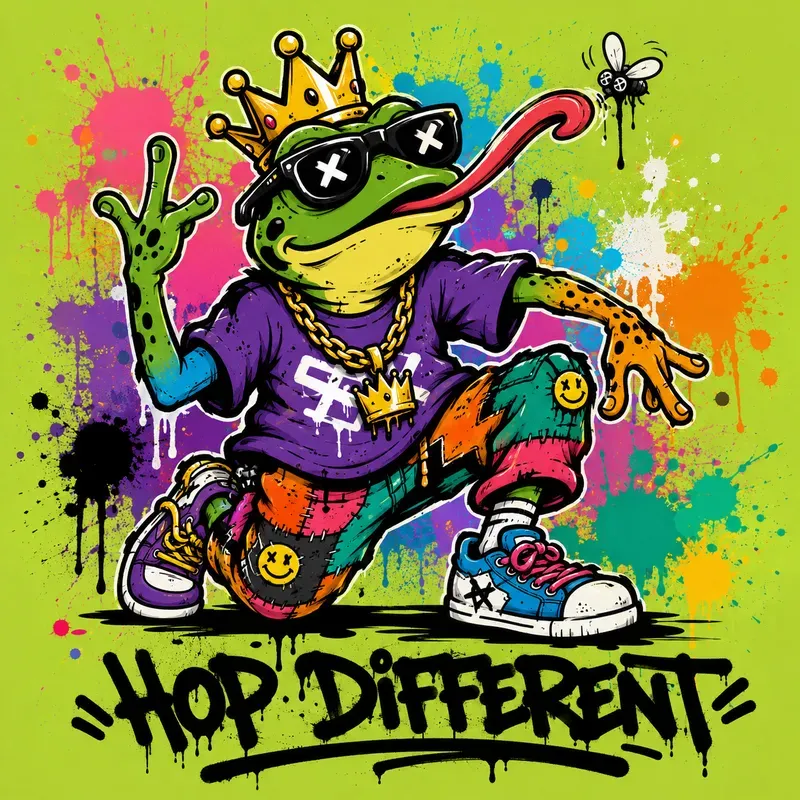 Graffiti Splatter Character Art
