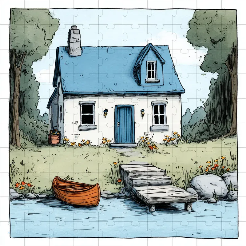 Watercolor Storybook Ink Sketch Charms