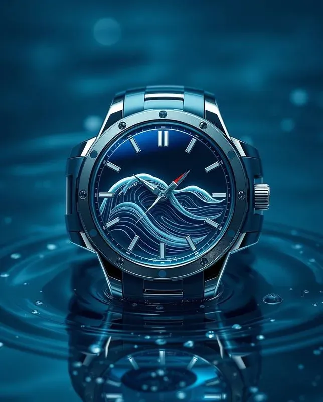 Luxury Watch Water Ad Cinematic Ps