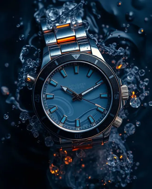 Luxury Watch Water Ad Cinematic Ps