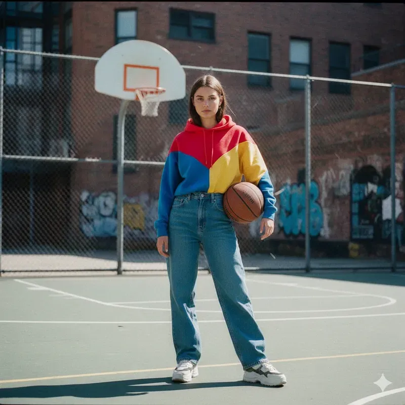 90s Streetwear Grainy Film Lookbook Gens