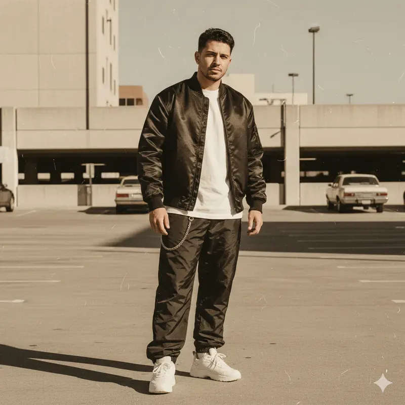 90s Streetwear Grainy Film Lookbook Gens