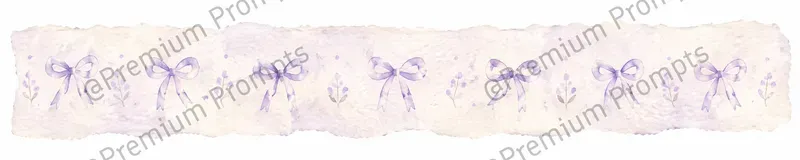 Soft Wash Watercolor Washi Tape Strips