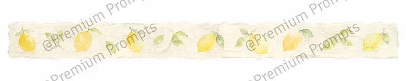 Soft Wash Watercolor Washi Tape Strips