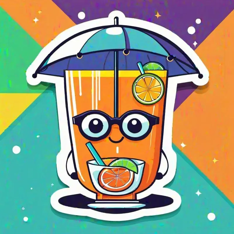 Labubu Miami Vibes Stickers