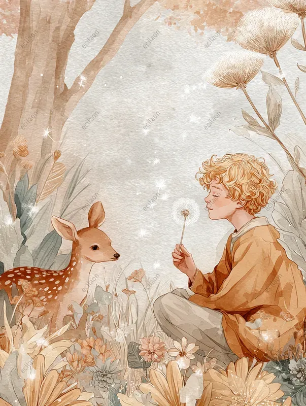 Storybook Watercolor Cute Scenes