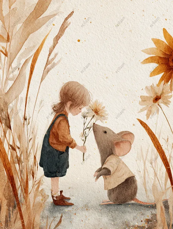 Storybook Watercolor Cute Scenes
