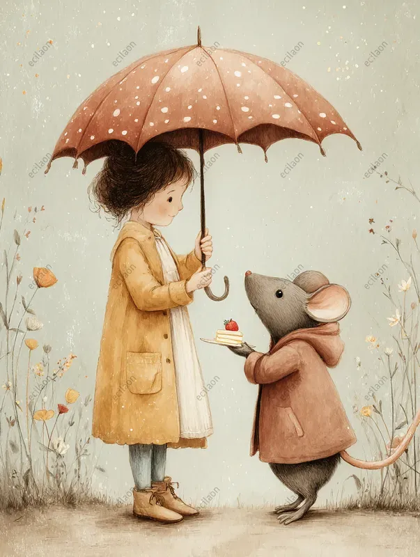 Storybook Watercolor Cute Scenes