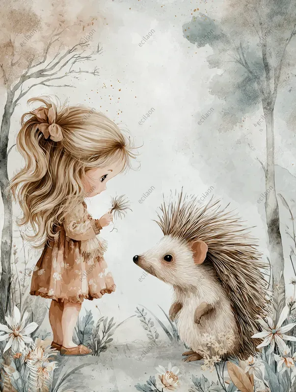 Storybook Watercolor Cute Scenes