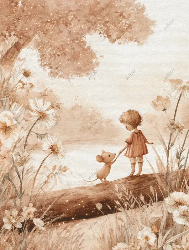 Storybook Watercolor Cute Scenes