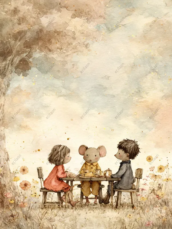 Storybook Watercolor Cute Scenes
