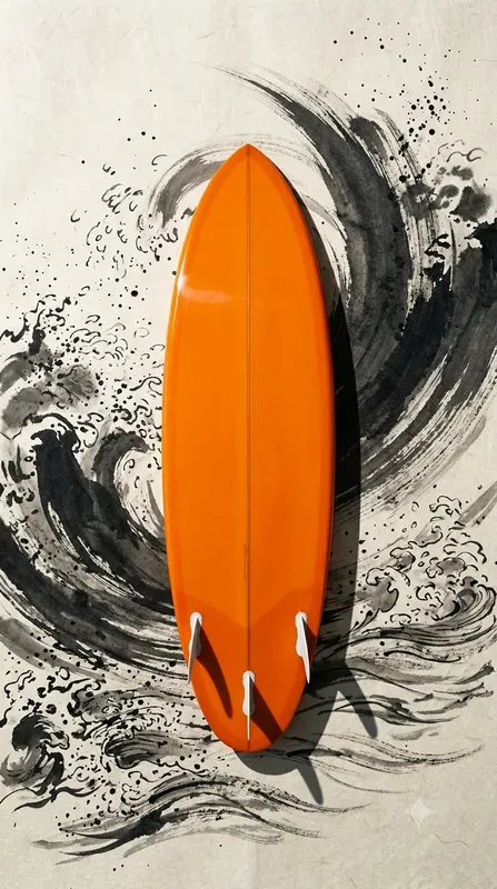 Fine Sumie Ink Ocean Product Layouts