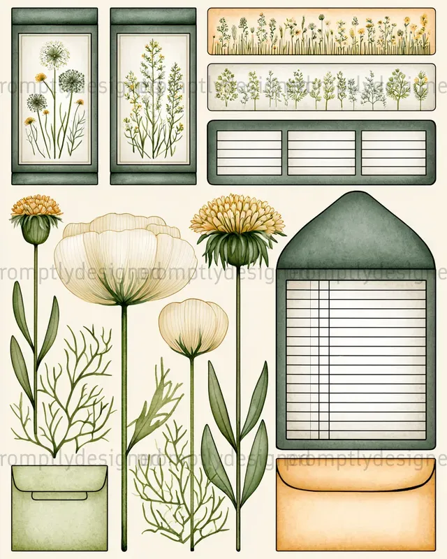 Vintage Seed Catalog Assets