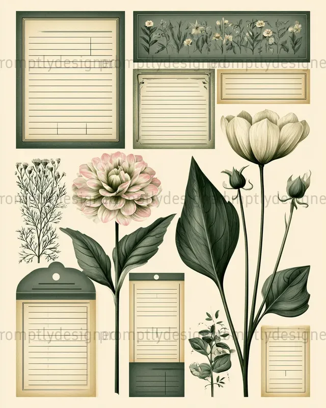 Vintage Seed Catalog Assets