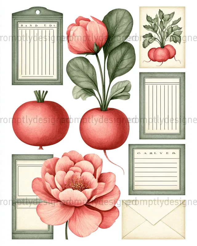 Vintage Seed Catalog Assets