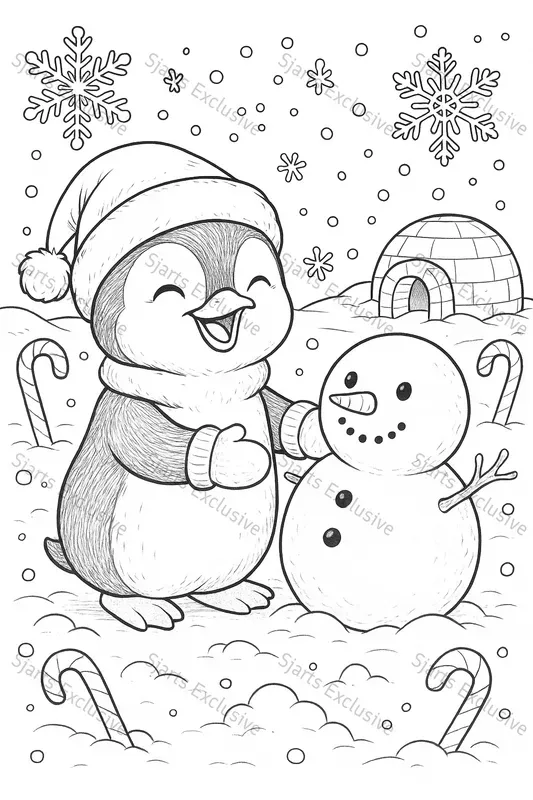 Realistic Christmas Coloring Books