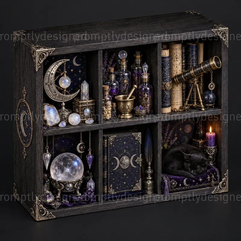 Witches Miniature Shadowboxes