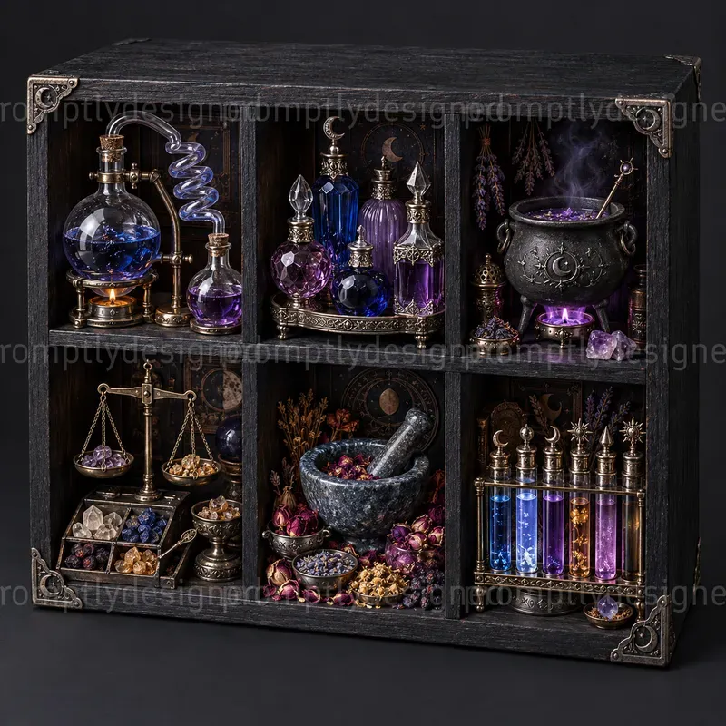 Witches Miniature Shadowboxes