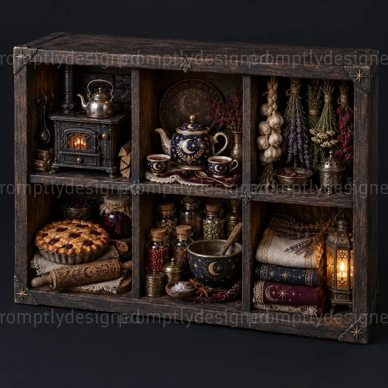 Witches Miniature Shadowboxes