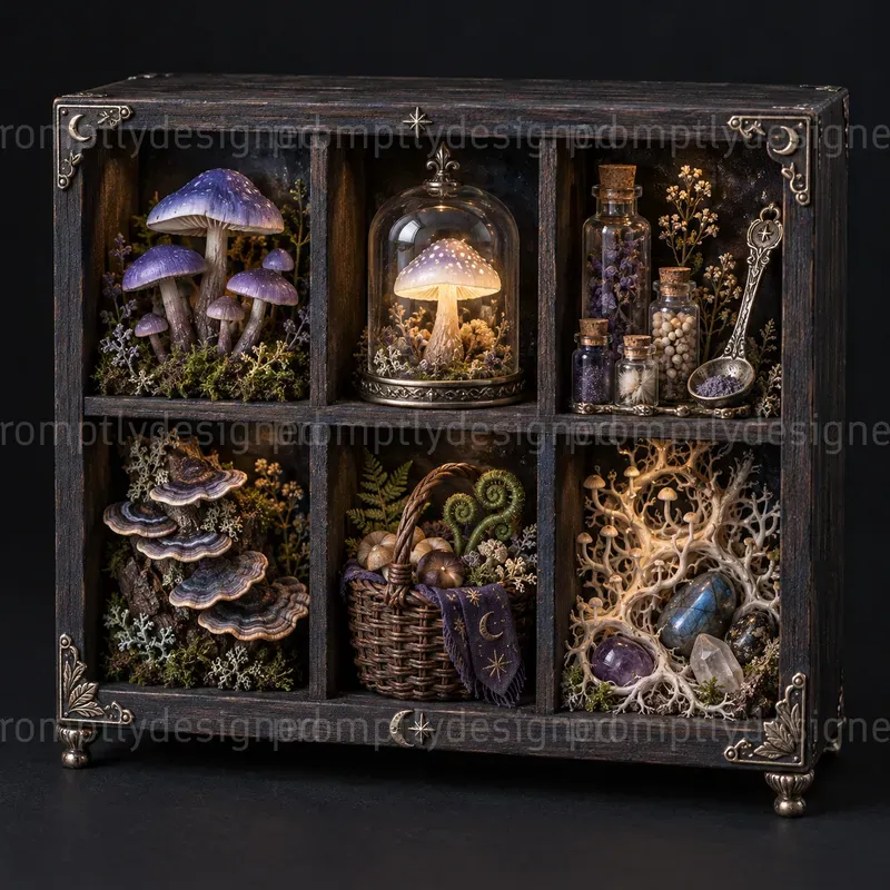 Witches Miniature Shadowboxes