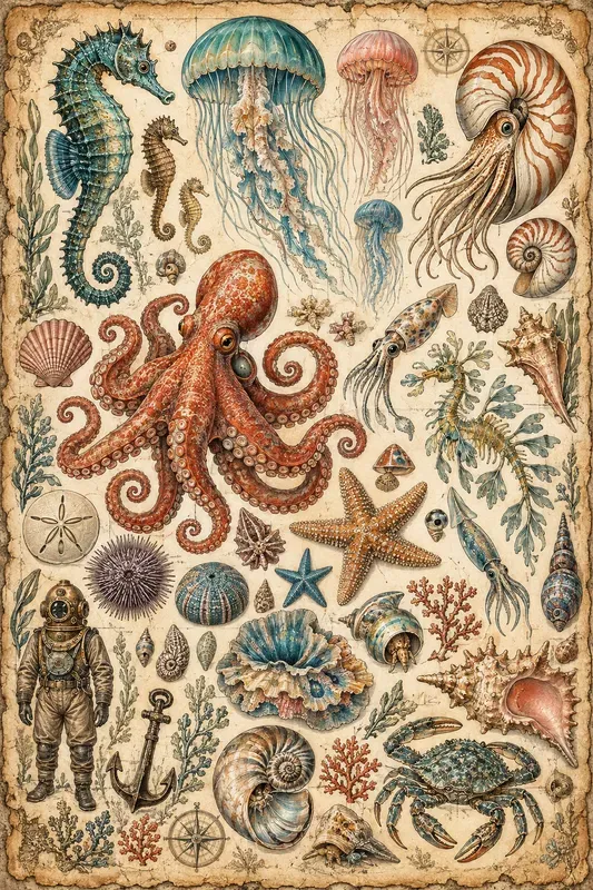 Vintage Curiosity Specimens