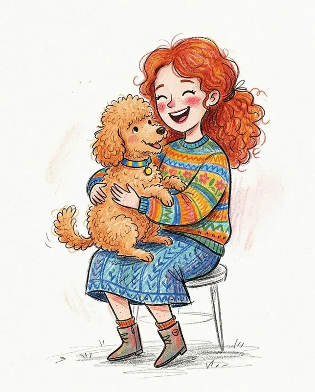 Handdrawn Colorful Pencil Illustrations