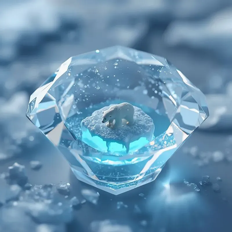 Isometric Bioluminescent 3d Microworlds