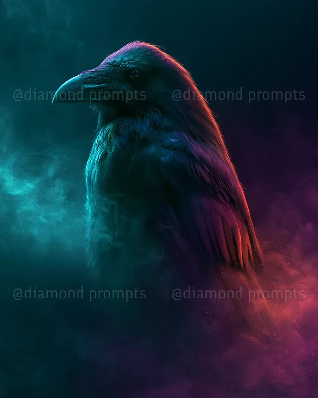 Cinematic Neon Animal Portraits