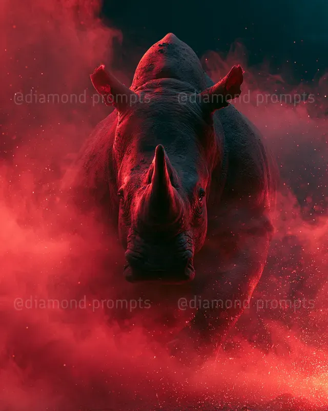 Cinematic Neon Animal Portraits