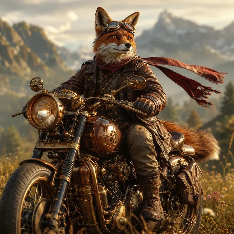 Animals On Impossible Vehicles